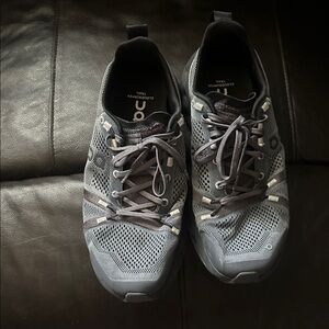 On Cloud Running Cloud Surfer Trail Women’s Charcoal Athletic Shoes